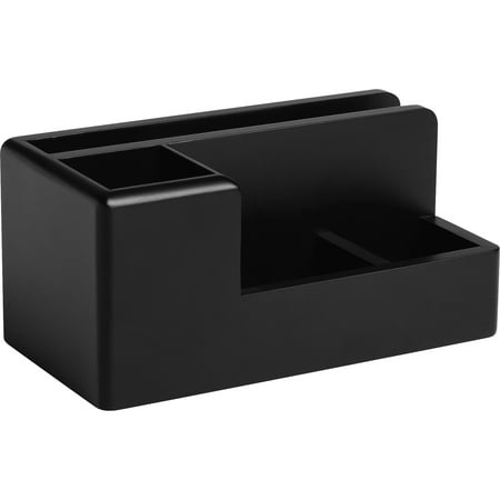 - Rolodex, ROL62537, Wood Tones Desktop Organizer, 1 Each, Black