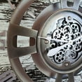 thumbnail image 6 of THE GEARS CLOCK Wall Clock with Real Moving Gears EN-LI_ 24 in Round Grey-White, 6 of 10