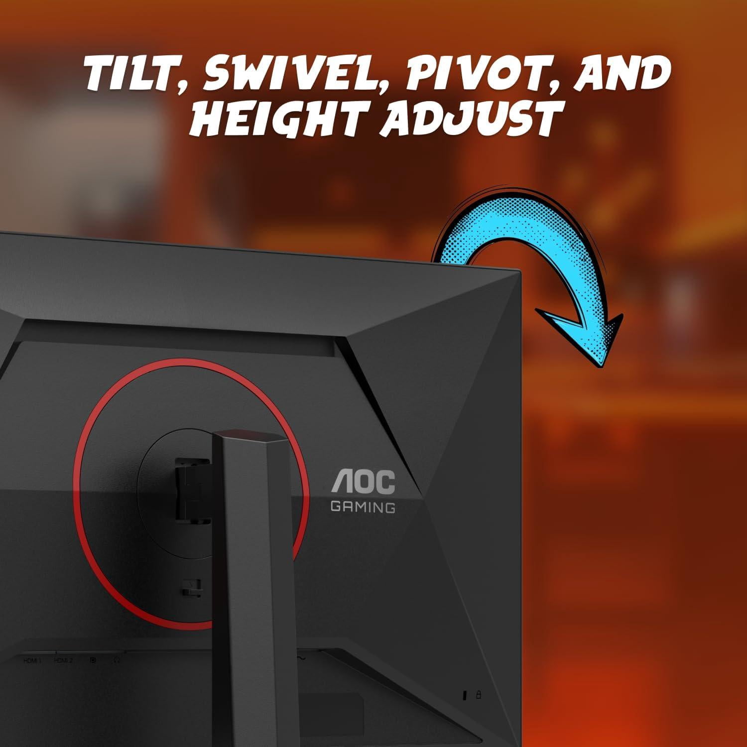 AOC Gaming Q27G4ZMN 27" Mini-LED Gaming Monitor, QHD Ultra Wide 1440p, 240Hz, 1ms, DisplayHDR 1000, Adaptive-Sync, 1152 Dimming Zones, Xbox/PS5/Switch Ready, 3-Year Zero-Bright-dot.