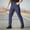 (Casual 63)Blue, variant on Mens Summer Pants Fashion Bottoms Casual Solid Color Waterproof And Multi Pocket Outdoor Workwear Trousers