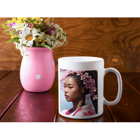 

Cherry Blossoms Of Japan Blasian Mug