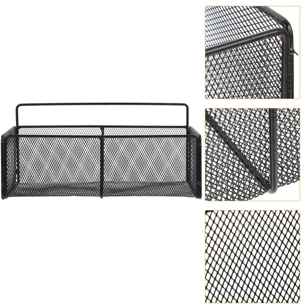 KAKOWELY 1Jgo Organizador Montado En Pared Para Cocina Y Estante Negro Resistente Sin Taladro