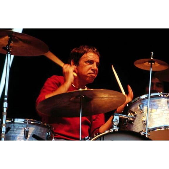 Buddy Rich Legendary drummer performing in concert 24x36 Poster