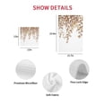 thumbnail image 7 of Eucalyptus Leaves Kitchen Dish Towels for Drying Dishes Set of 3, Brown Summer Botanical Weeping Waffle Weave Microfiber Hand Tea Bathroom Towels Quick Dry & Absorbent Towel 15.7x23.6, 7 of 7