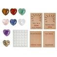 thumbnail image 1 of Tarjeta de felicitación del Día de San Valentín Macarena Regalos de Fiesta para niños Piedras en forma de corazón, 1 of 8