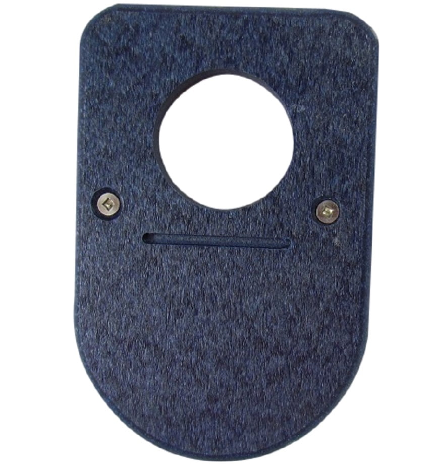JCs Wildlife Exclusive Recycled Poly Lumber Blue Birdhouse Predator Guard by JCs Wildlife