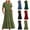 Red, variant on MIANHT Dresses for Women 2025, A-Line Dress Solid Color Long Sleeve Crew Neck Sundresses High Waist with Pockets Calf Length Dresses Evening Dresses for Women Anniversary
