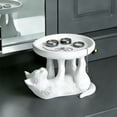 thumbnail image 6 of Cat Statue with Tray,Key Tray for Entryway TableCat Jewelry Dish Ring Holder Tray,,Animal Sculpture with Tray Storage Key Holder Candy Jewelry Earrings Tray,Figurines Entryway Table Modern Decor, 6 of 8