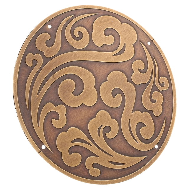 OUNONA Lot de 1 Appliqués Décoratifs pour Meubles Armoire d'Appoint Ronde Sculptée Usage Mobilier d'Extérieur