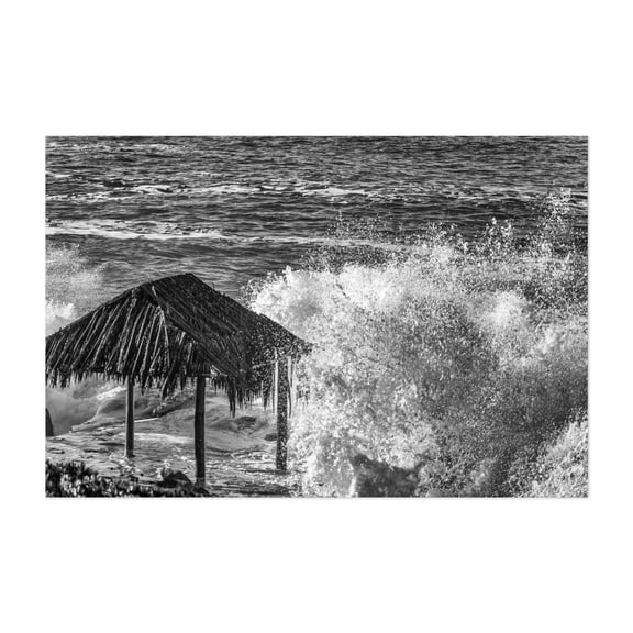 Seaside Impact - Surf Shack - San Diego California Photography Unframed Wall Art Print 5 x 7 inches