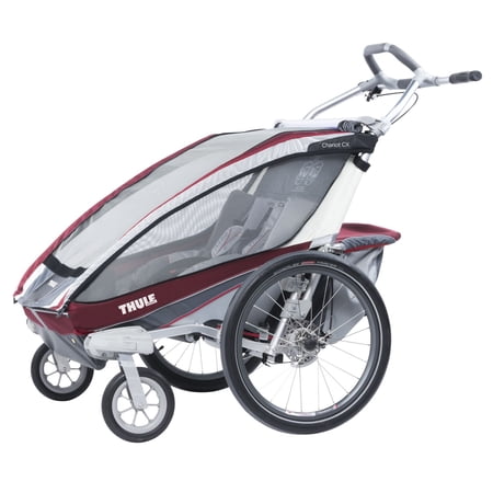UPC 872299037476 product image for THULE 10101320 - Chariot CX 2 Double Stroller - Burgundy | upcitemdb.com