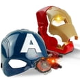 thumbnail image 2 of Aleko Marvel Avengers 4 Iron Man Capitán América Máscara Luz Sonido Cara abierta Casco Máscara para niños Halloween_c A THSIDNE ACTIVE Biensenido a ACTIVE, 2 of 4