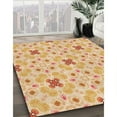 thumbnail image 2 of Ahgly Company Indoor Square Patterned Carrot Orange Area Rugs, 3' Square, 2 of 6