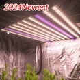 thumbnail image 2 of Barra de luz LED de cultivo 700W/ 860W/1060W Lm301b, cadena de margaritas regulable, conjunto de controlador de grupo inteligente para invernadero interior, tienda de verduras/flores, 2 of 5
