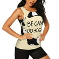 thumbnail image 2 of Gaeub Panda Doing Yoga Women's Workout Tank Tops Lightweight Sleeveless Shirts for Women for Athletic Running Tennis Yoga - Medium, 2 of 9