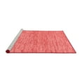 thumbnail image 2 of Ahgly Company Machine Washable Indoor Square Solid Red Modern Area Rugs, 8' Square, 2 of 4