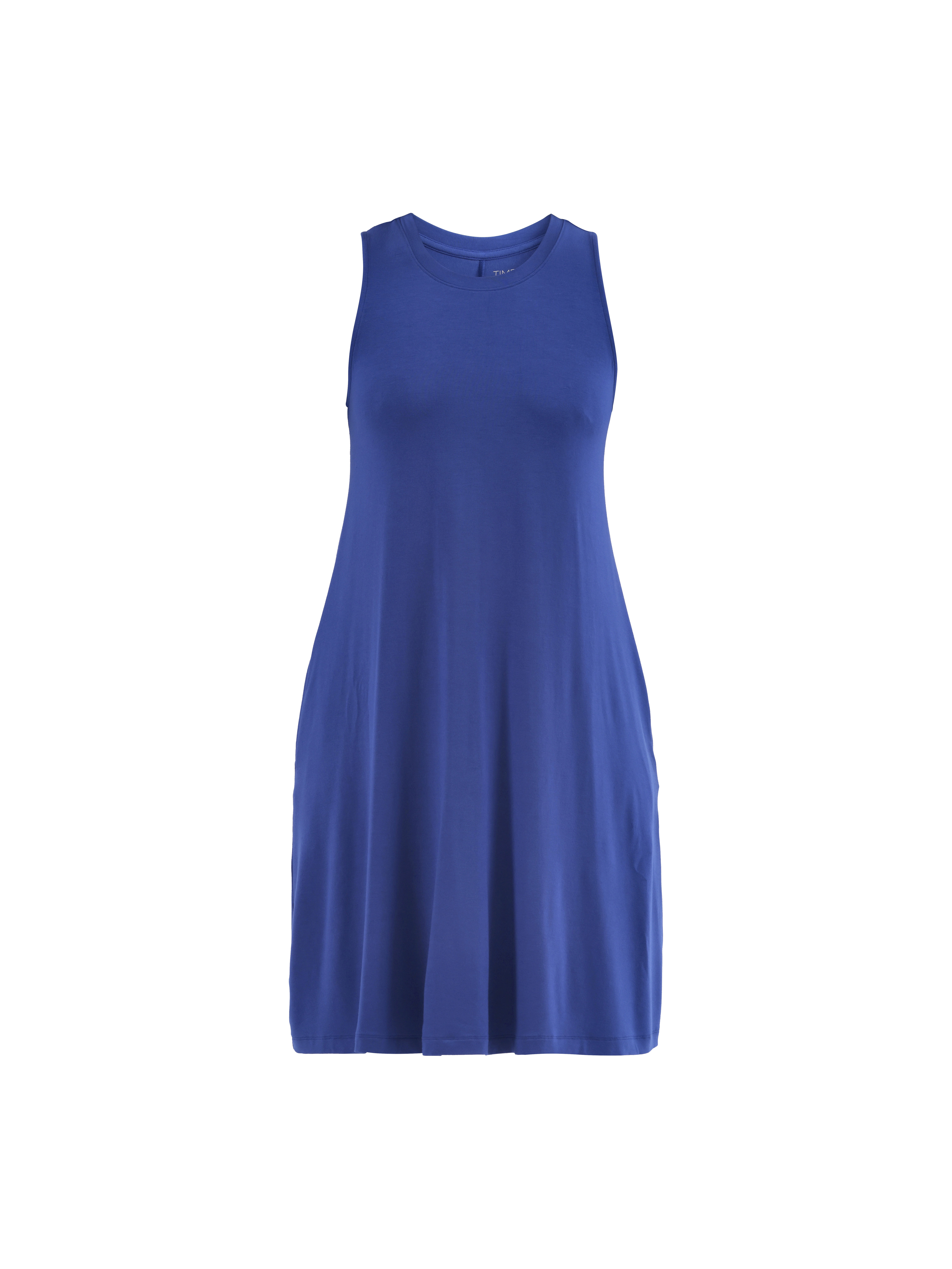 Time and Tru Women's Sleeveless Knit Swing Dress, Sizes XS-XXXL