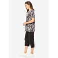 thumbnail image 3 of Woman Within Plus Size 2-Piece Tunic And Capri Set, 3 of 3