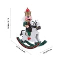 thumbnail image 6 of CIMAXIC Green Wooden Nutcracker for Christmas Decor Handcrafted Excellence, 6 of 8