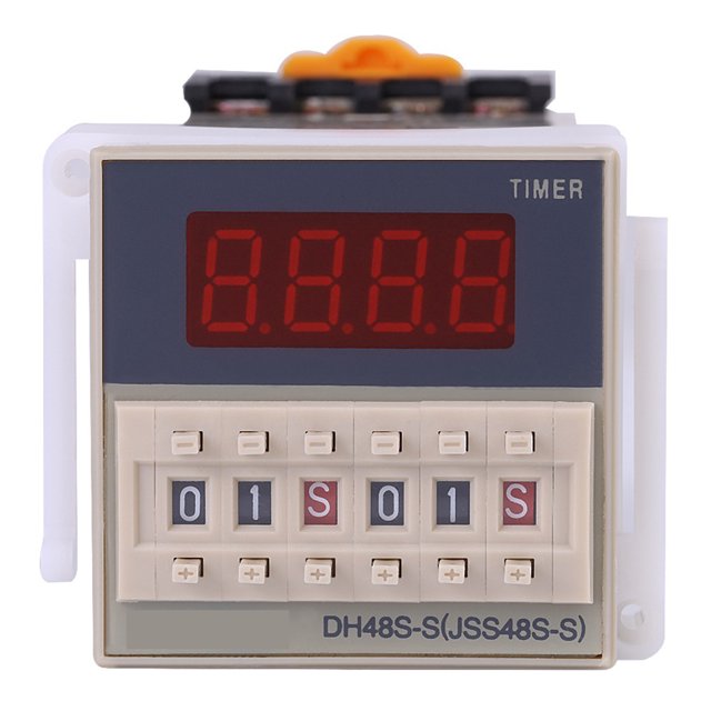 Pantalla LED Automatización Relés Digitales, Relés De Tiempo Relés Control De Temporizador Módulo De Interruptor De Relé Control De Ciclo De 110 V CA Pantalla Digital Relé