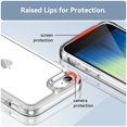 thumbnail image 3 of Allytech for iPhone SE 2022, iPhone SE 2020, iPhone 8, iPhone 7 Rugged Case Heavy Duty Crystal Clear Transparent Cover, Clear, 3 of 6