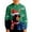 Green, variant on Wdgfv Unisex Kids Girls Boys Christmas Sweater Animals 3D Graphic Funny Long Sleeve Crewneck Holiday Pullover Sweatshirt Green 11-12 Years