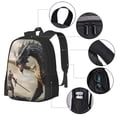 thumbnail image 4 of Daiia Swordsman Cool Dragon Backpack for Men and Women -Durable Backpack Large Capacity, Water-Resistant Bag with Adjustable Straps and Laptop Compartment, 4 of 9