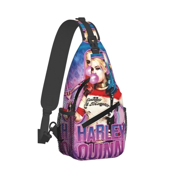 Harley Quinn Sling Bag Crossbody Sling Backpack Chest Bag 
