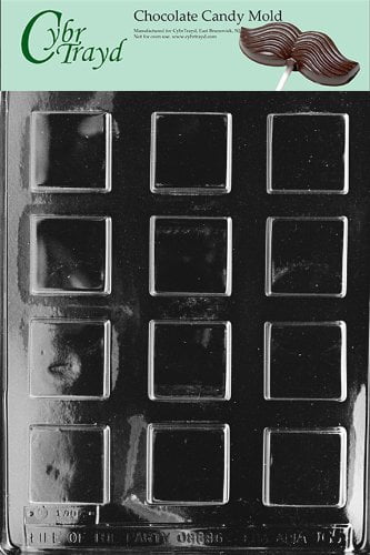 Cybrtrayd Chocolate Candy Mold Clear One Size