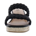 thumbnail image 2 of White Mountain Womens Salvadora Faux Leather Braided Wedge Sandals, 2 of 5