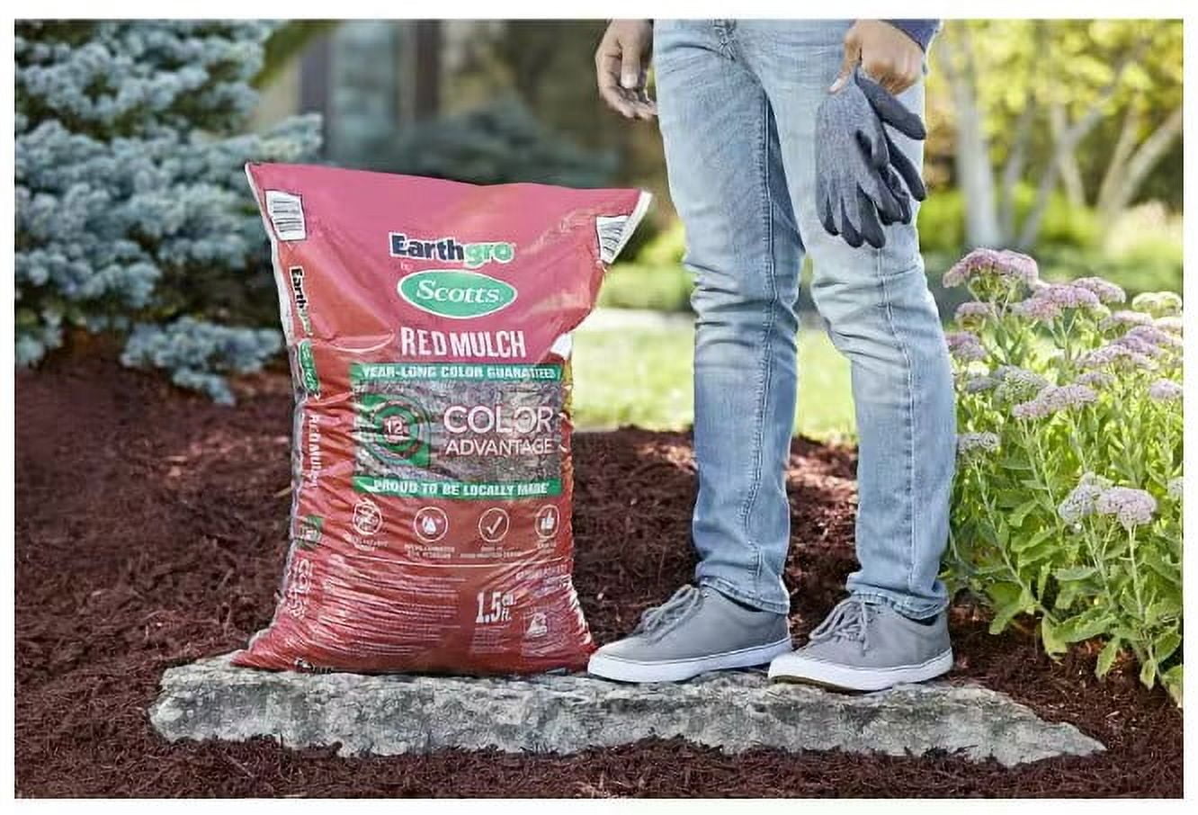 Lot of 6 bags total 9 Cu. Ft. Scotts Earthgro RED Mulch. delivered to ur door