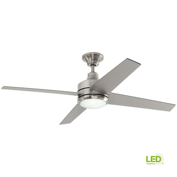 Home Decorators Mercer 56" LED Ceiling Fan with Light Kit&Remote Control - New