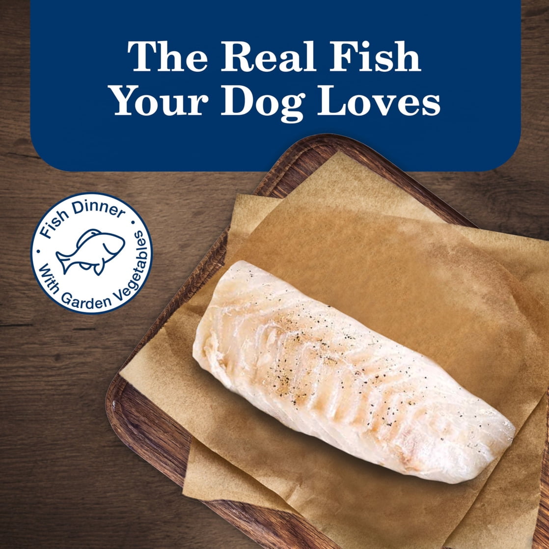 Blue Buffalo Homestyle Recipe Adult Wet Dog Food, Fish & Sweet Potato Dinner, 12.5-oz. Can