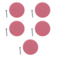 thumbnail image 1 of 5pcs Manija Moderna Simple perfecl Guardarropa Cajón Anticolisión de Cartulina Círculo rosa, 1 of 7