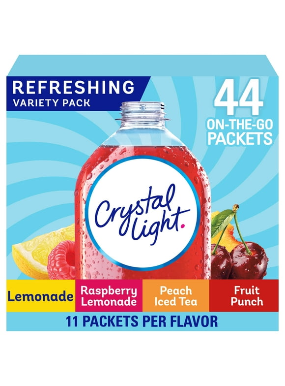 Crystal Light Powdered Drink Mixes in Beverages