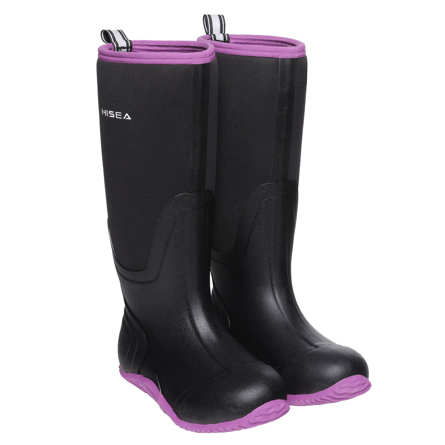 Hisea Womens Rubber Rain Boots Waterproof Insulated Garden Shoes