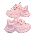 thumbnail image 6 of Zshosam Sneakers for Toddler Girls Unisex Baby Girls Boys Shoes Infant Soft Sole Canvas Newborn Walkers High Top Anti-Slip Sneakers Size 1.5,(Pink Big Kids 1.5), 6 of 6