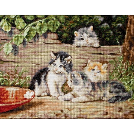 UPC: 4840746023620 | The Cats B556L Counted Cross-Stitch Kit