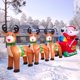 thumbnail image 1 of Arco de trineo de árbol de Feliz Navidad, Papá Noel, decoración inflable al aire libre, luz LED, decoración de fiesta de jardín de Año Nuevo, regalos para el hogar, nuevo, 1 of 4