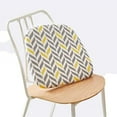 thumbnail image 1 of Nvzi Cojines para silla de comedor de algodón para silla de cocina (gris, 3 unidades, juego de 4), 1 of 5