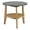 Gray, variant on Coaster Bradley Round SmartTop Wood End Side Table in Smokey Gray/Dark Brown