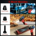 thumbnail image 2 of Jet Dry Mini Blower Compatible with Dewalt 20V Lithium Battery，Jet Fan130000 RPM Wind Speed 4-Speed Control， Compressed Air Duster, Cordless Handheld Air Blower for Computer Keyboard,Outdoors, 2 of 4