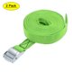 thumbnail image 1 of Correa de sujeción con hebilla de camión Uxcell de 1.83 pies hasta 176.37 lbs de polipropileno verde, paquete de 2, 1 of 5