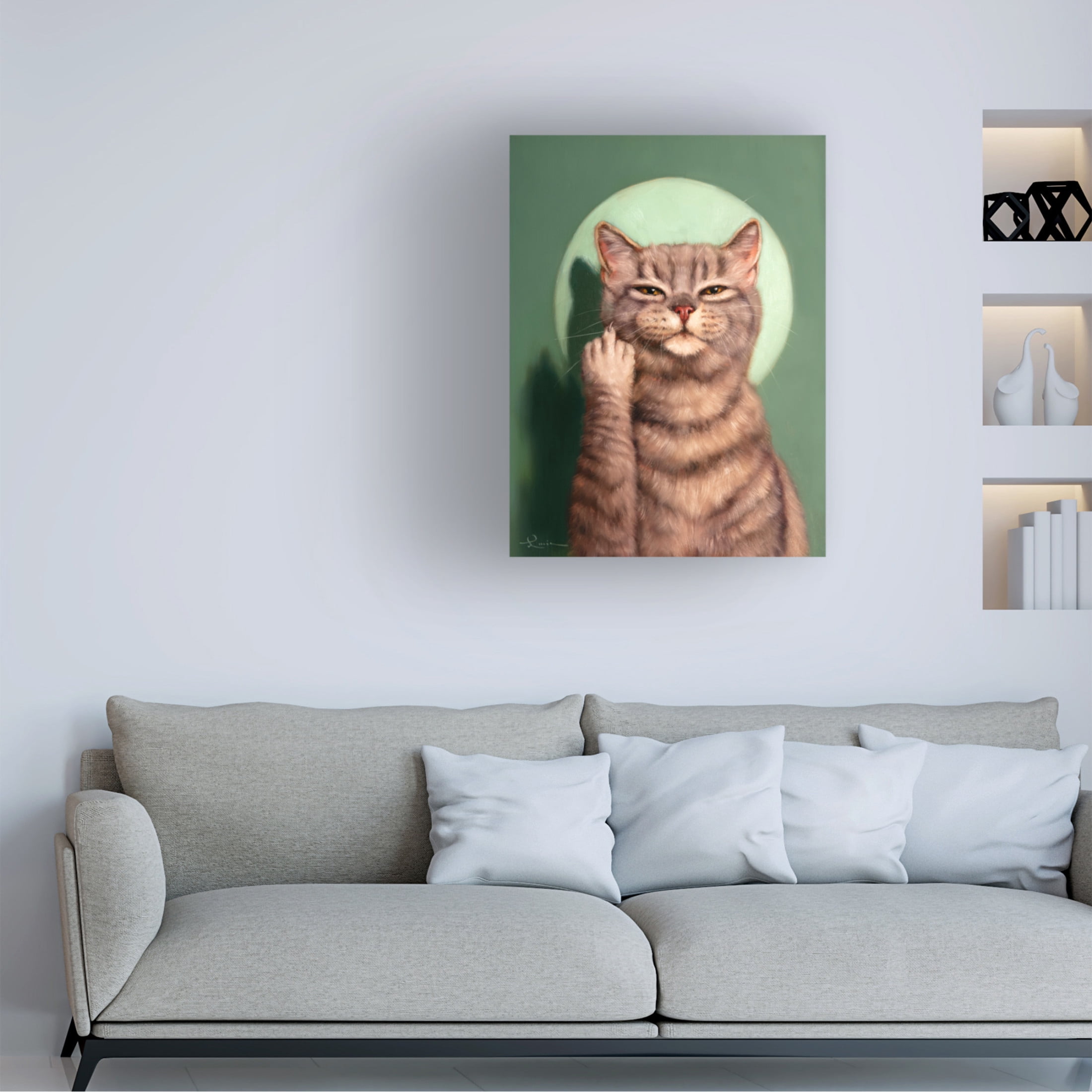 Canvas Wall Art - Lucia Heffernan 'Good Morning To You' Wall Art for Living Room, Bedroom, or Office Décor by Trademark Fine Art - 18 x 24 Inches