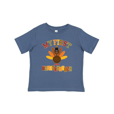 

Inktastic My First Thanksgiving Day Turkey Gift Baby Boy or Baby Girl T-Shirt