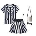 thumbnail image 3 of Nuevo disfraz de BBeetlejuice 2 para niños, disfraz de demonio alborotador, falda plisada y peluca, ropa divertida para Halloween para niños, 3 of 5