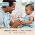thumbnail image 4 of Peluche GUND Baby Peek-a-Boo Flappy Elephant, gris, 7 pulgadas, 4 of 9