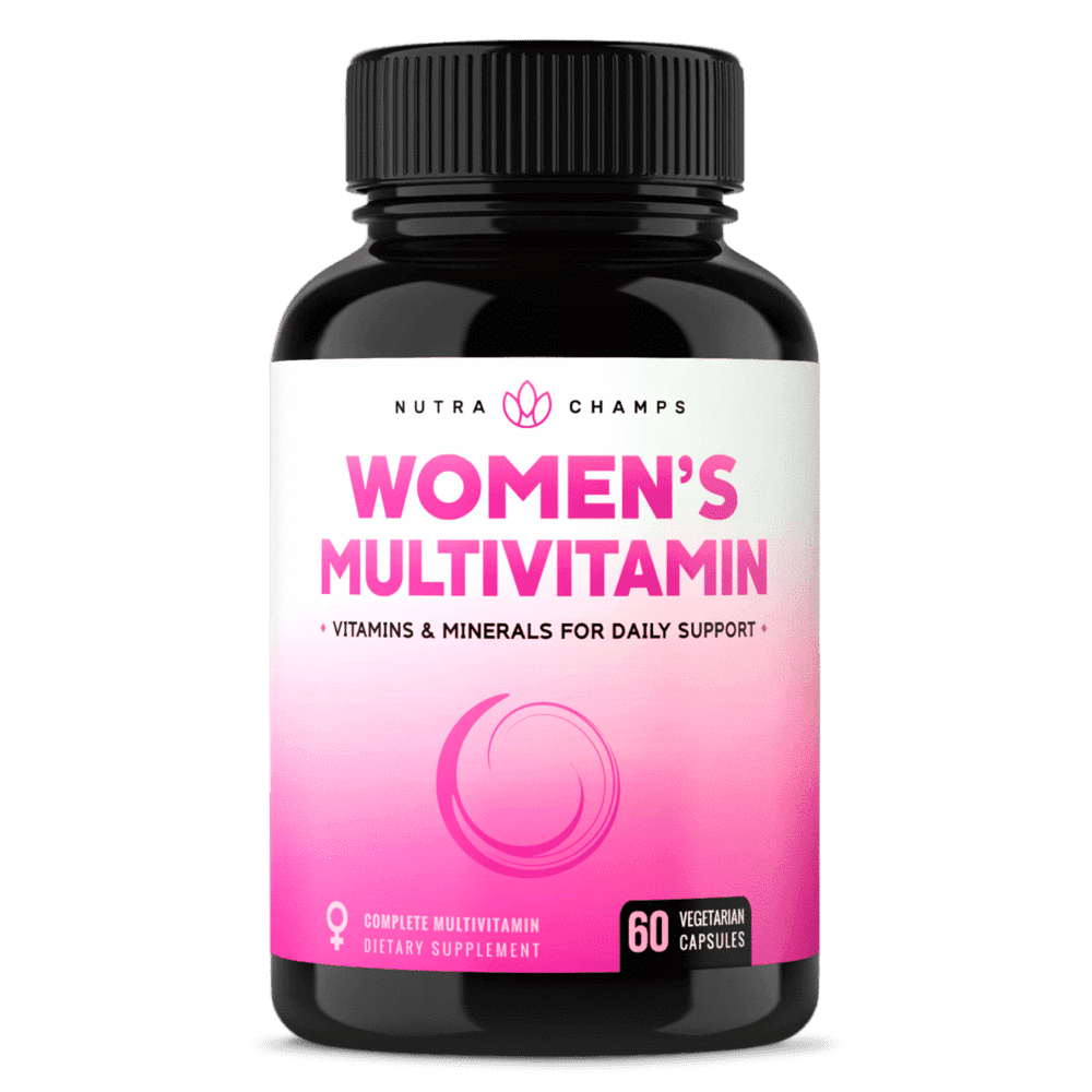 Women's Daily Multivitamin Supplement Vegan Capsules with Biotin