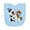 AE-Light Blue, variant on Inktastic I'm One-cowboy Riding Horse Birthday Newborn Bib