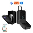 thumbnail image 2 of Waterproof Key Safe Fingerprint Bluetooth Key Box Remote Unlock Wall Mount Security Lock Box Safety, 2 of 7